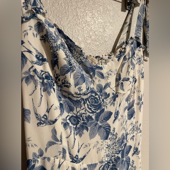 Reformation Blue Nikita Dress in Pompadour, Size 4 - Picture 5 of 9